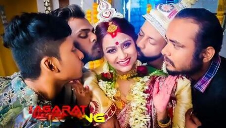 GangBang Suhagarat - Besi Indian Wife Very 1st Suhagarat with Four Husband ( Full Movie )