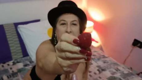 Veronica Rossi Official - Play with fruit and a fake cock!